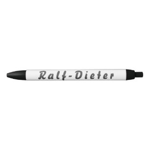 Ralf-Dieter Kugelschreiber Black Ink Pen