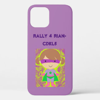 Rally 4 Rian Gear to Support CDKL5 Awareness month iPhone 12 Case