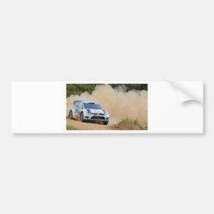 Rally Car Bumper Sticker