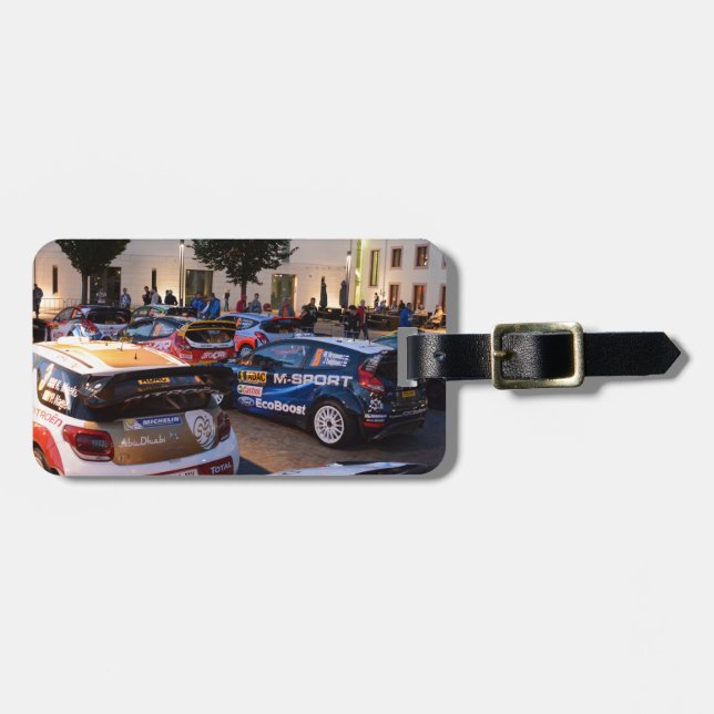 Rally Cars Luggage Tag (Front Horizontal)