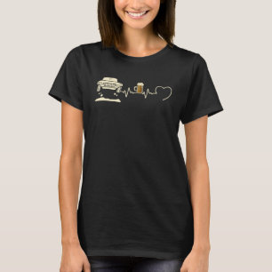 Rally Man Humour Heart Beat Idea Aperitif T-Shirt