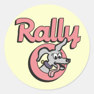 Rally-O 4B Classic Round Sticker