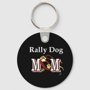 Rally Obedience Dog Mum Gifts Key Ring