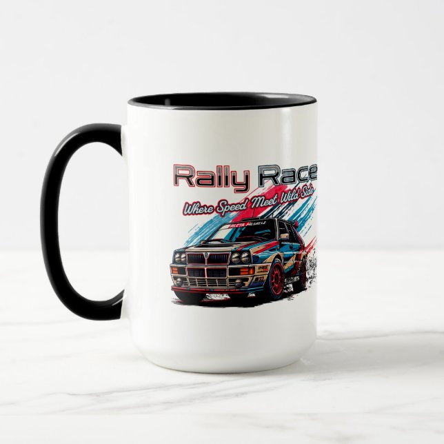 RALLY RACE - WHEN SPEED MEET WILD SIDE! MUG (Left)