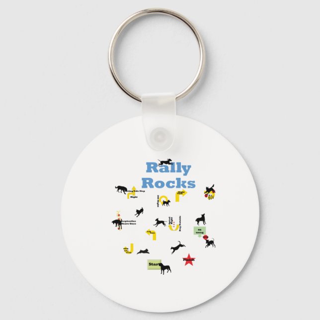 Rally Rocks Key Ring (Front)