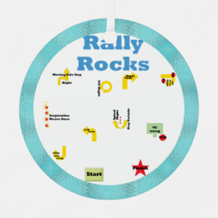 Rally Rocks Metal Tree Decoration