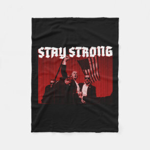 Rally Shooting Stay Strong In 2024 Fleece Blanket
