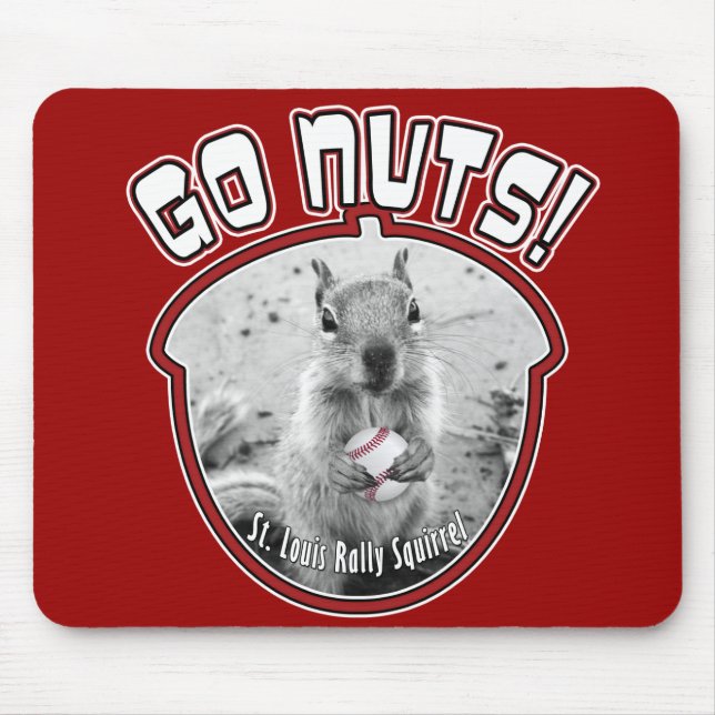 Rally Squirrel - Louis unofficial mascot Mouse Pad (Front)