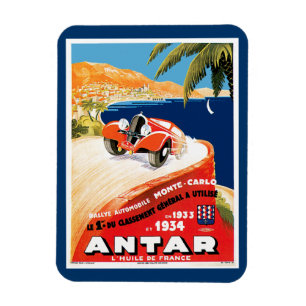 Rallye Automobile Monte Carlo Magnet