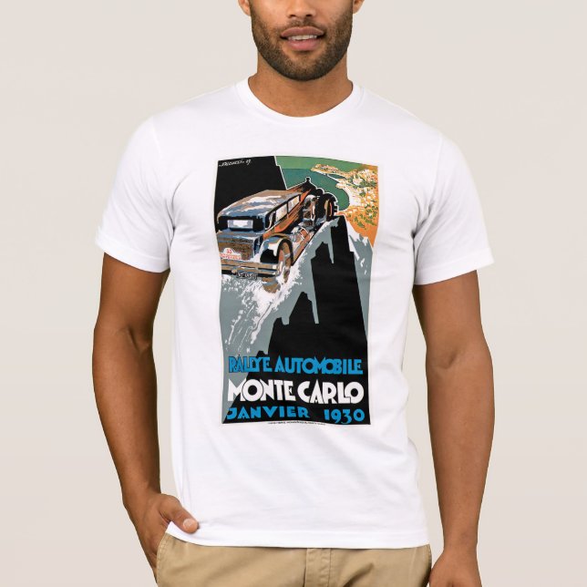 Rallye Automobile Monte Carlo T-Shirt (Front)