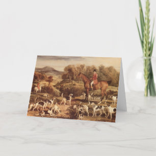 Ralph Lambton and his Hounds by James Ward Card