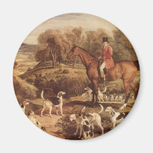 Ralph Lambton and his Hounds by James Ward Magnet