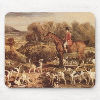 Ralph Lambton and his Hounds by James Ward Mouse Pad