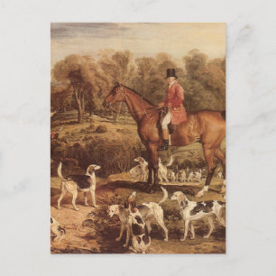 Ralph Lambton and his Hounds by James Ward Postcard