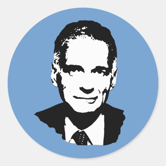 Ralph Nader Classic Round Sticker (Front)