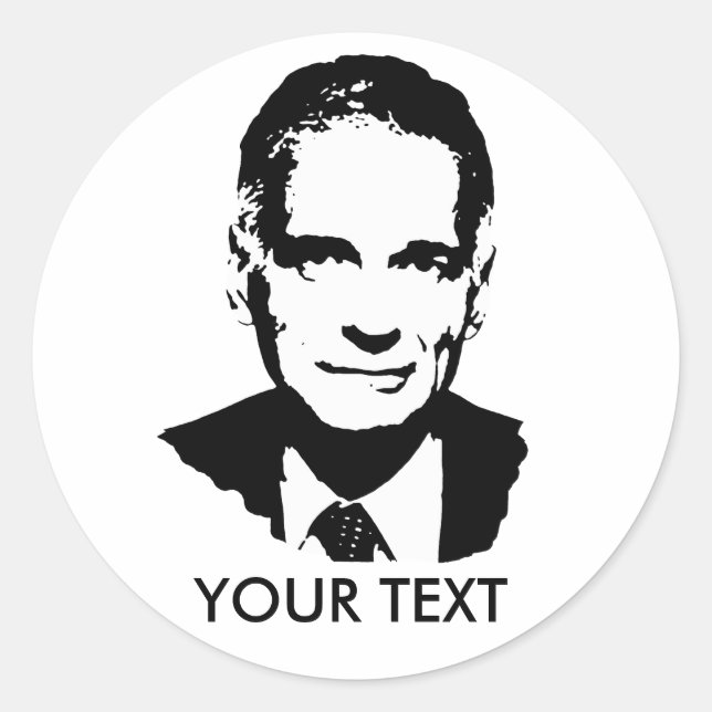 Ralph Nader Classic Round Sticker (Front)