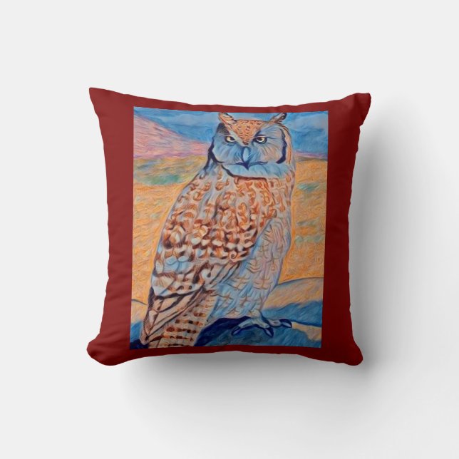 Ralph The Owl 🦉  Cushion (Front)