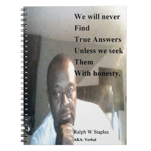 Ralph Wisden Staples Notebook (Front)