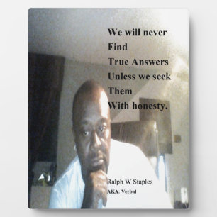 Ralph Wisden Staples Plaque