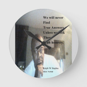 Ralph Wisden Staples Round Clock