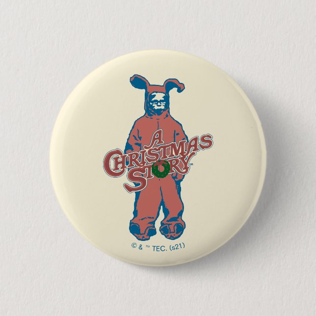 Ralphie | Pink Nightmare 6 Cm Round Badge (Front)