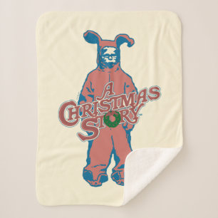 Ralphie   Pink Nightmare Sherpa Blanket