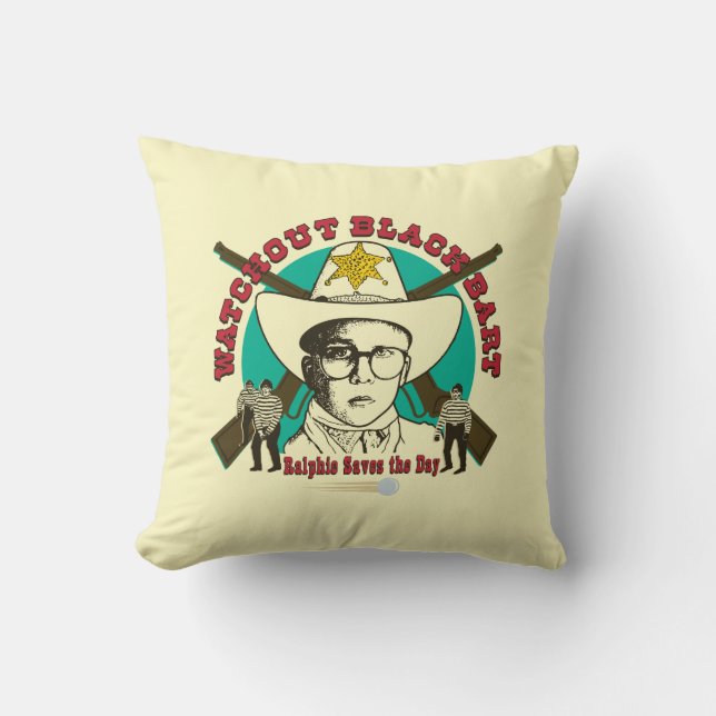 Ralphie Saves the Day Cushion (Front)