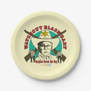 Ralphie Saves the Day Paper Plate