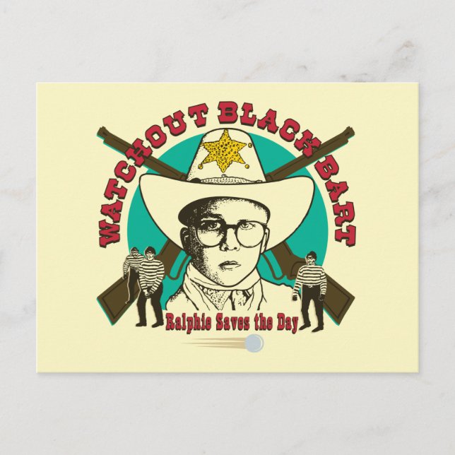 Ralphie Saves the Day Postcard (Front)