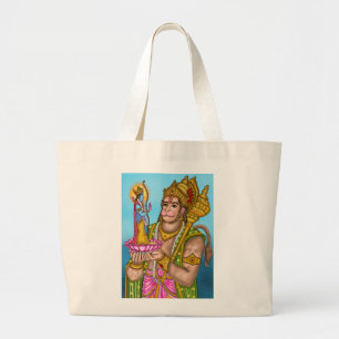 Ram and Hanuman Tote Bag