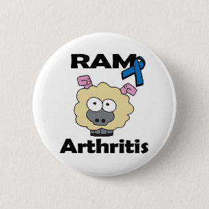 RAM Arthritis 6 Cm Round Badge