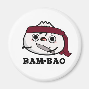 Ram-bao Funny Soldier Dimsun Pun Magnet