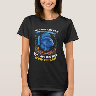 Ram Cichlid Fish Lover Freshwater Aquarium Fish Aq T-Shirt