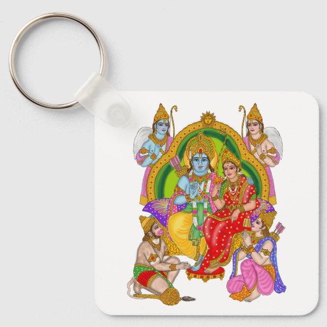 Ram Darbar Keychain (Front)