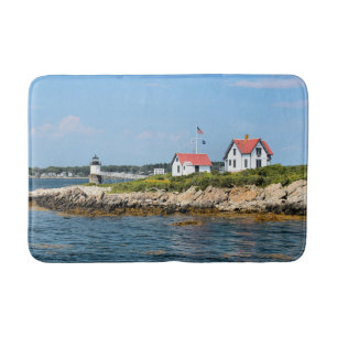 Ram Island Lighthouse, Maine Bath Mat