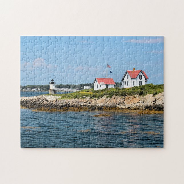 Ram Island Lighthouse, Maine Jigsaw Puzzle (Horizontal)