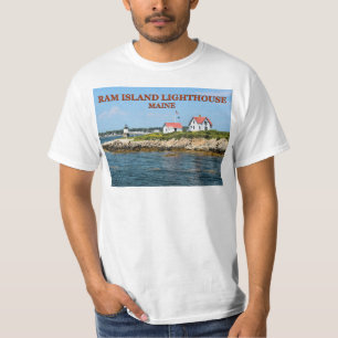Ram Island Lighthouse, Maine T-Shirt