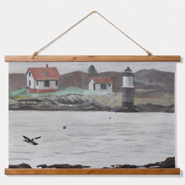 Ram Island Maine Hanging Tapestry (Front)