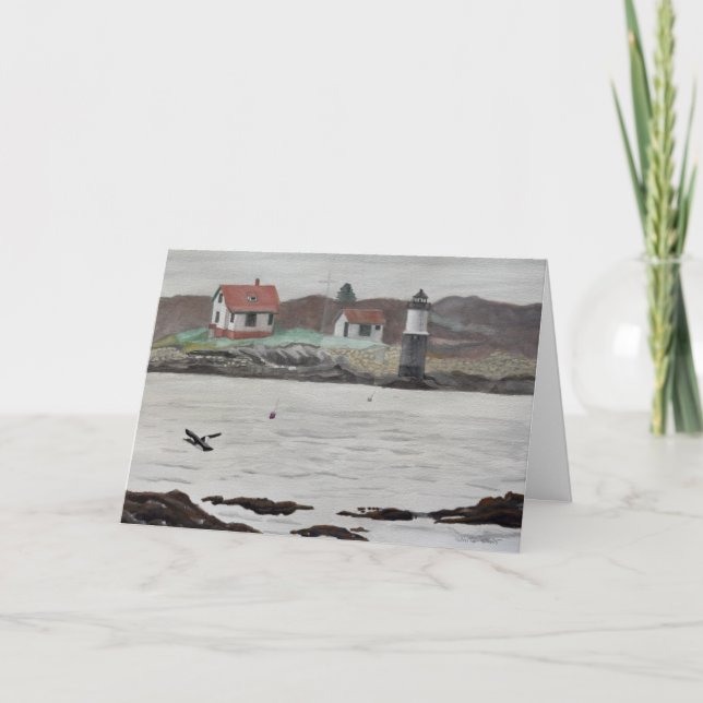 Ram Island Maine Thank You Card (Front)