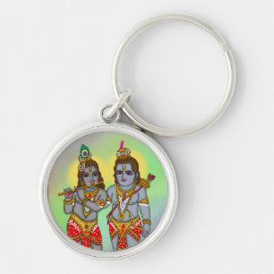Ram & Krishna Keychain