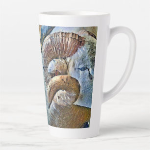 RAM SHEEP FARM ANIMAL LATTE MUG