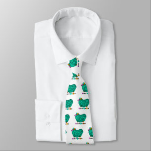 Ram Sheep Goat Lunar Year in Green Tie