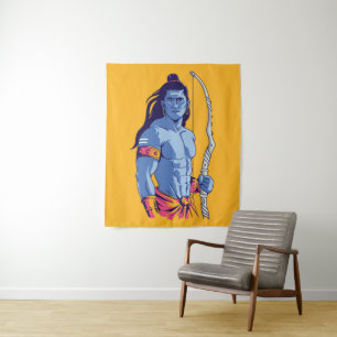 Rama Hindu Deity Tapestry