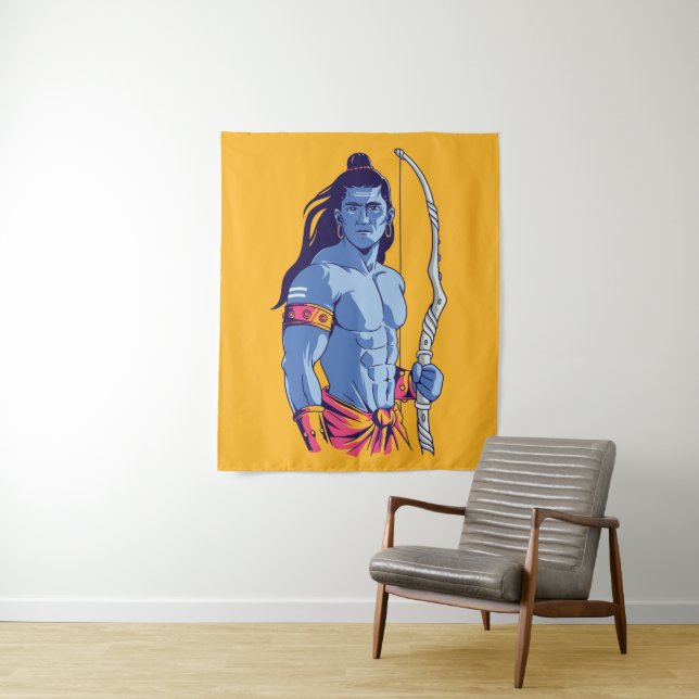 Rama Hindu Deity Tapestry (In Situ)