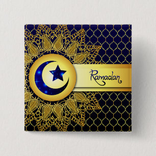 Ramadan Al Adha and Fitr 15 Cm Square Badge