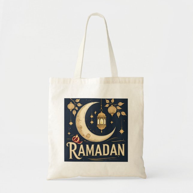 Ramadan captures the light, rhythm, and reflection tote bag (Front)