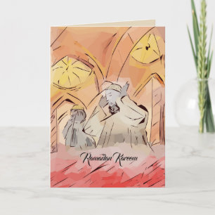 Ramadan card created for this holy month