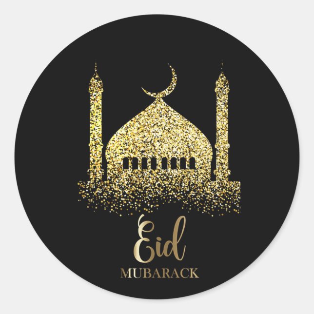Ramadan Classic Round Sticker (Front)