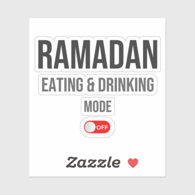 Ramadan: Eating Drinking Mode Off (Sheet)