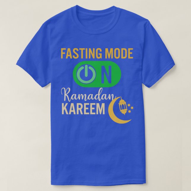 Ramadan Fasting Fashion On Happy Ramadan Muslims H T-Shirt (Design Front)